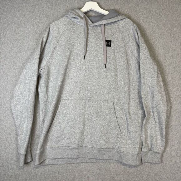 Under Armour Men's Size 2XL XXL Grey Pullover Hoodie Sweatshirt Athletic - Picture 1 of 7